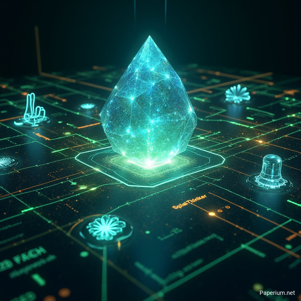 SpatialThinker: تقویت استدلال سه‌بعدی در LLMهای چندرسانه‌ای از طریق پاداش‌های فضایی